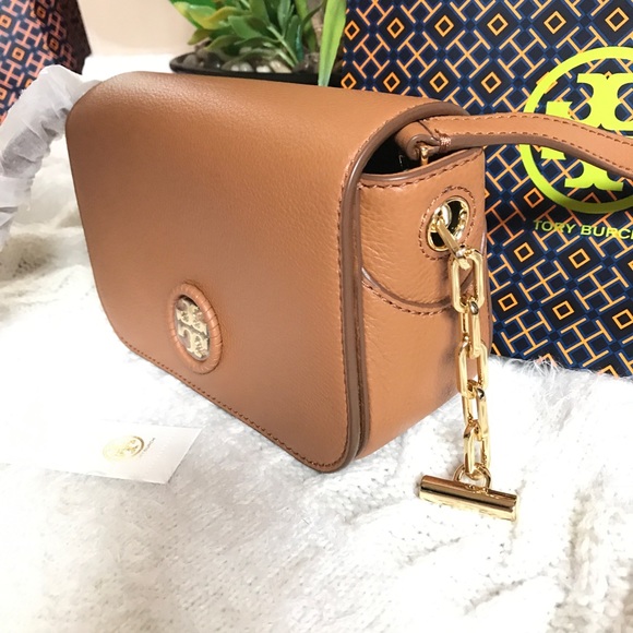 $350 TB Whipstitch Logo Leather Mini Crossbody Bag - Picture 2 of 7